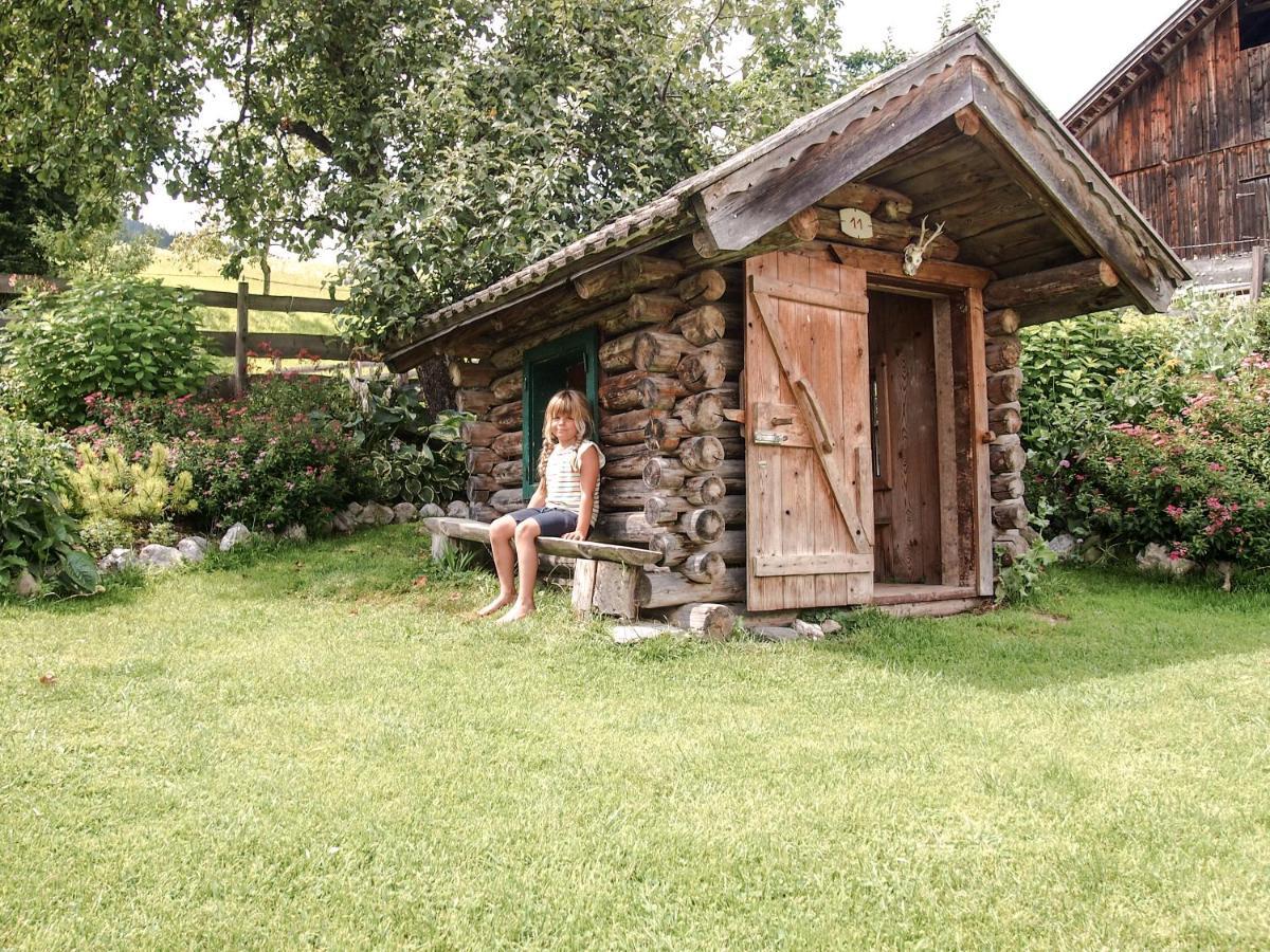 Biobauernhof Stegerbauer Lägenhet Maria Alm am Steinernen Meer Exteriör bild
