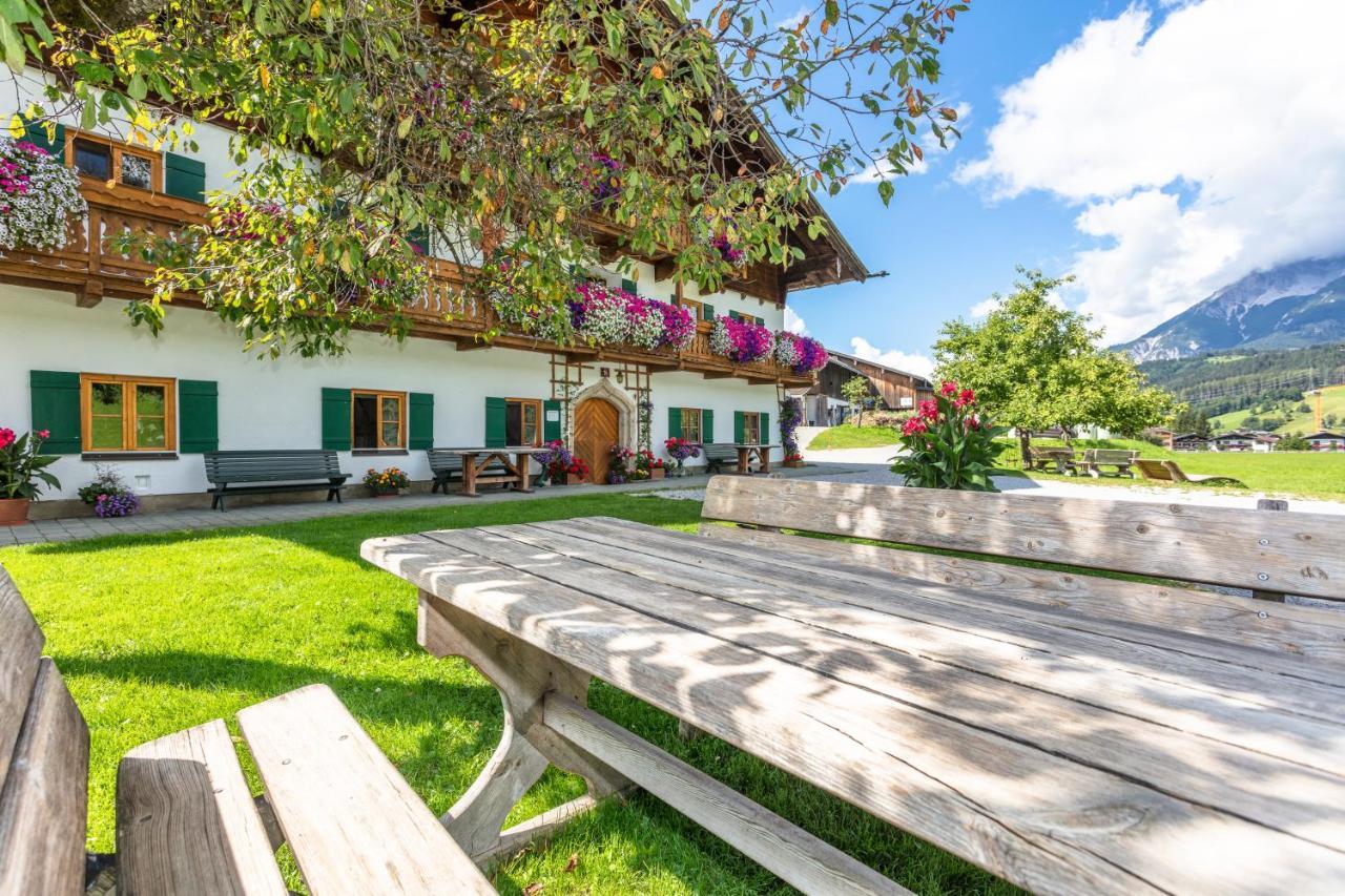 Biobauernhof Stegerbauer Lägenhet Maria Alm am Steinernen Meer Exteriör bild