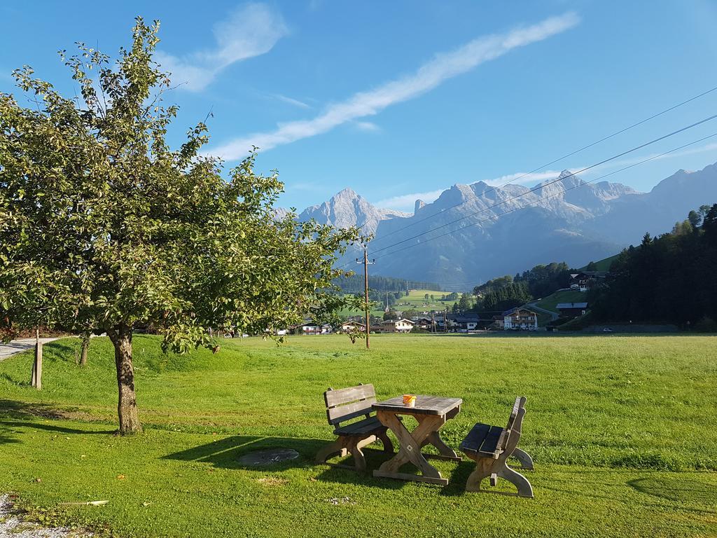 Biobauernhof Stegerbauer Lägenhet Maria Alm am Steinernen Meer Exteriör bild