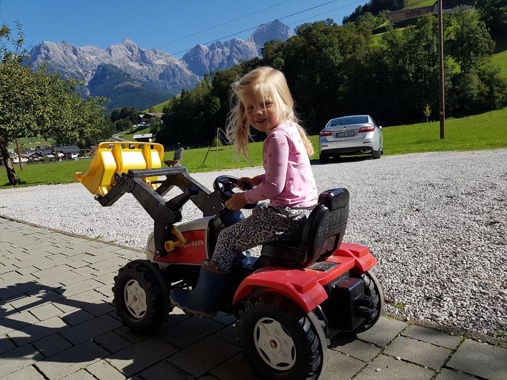 Biobauernhof Stegerbauer Lägenhet Maria Alm am Steinernen Meer Exteriör bild