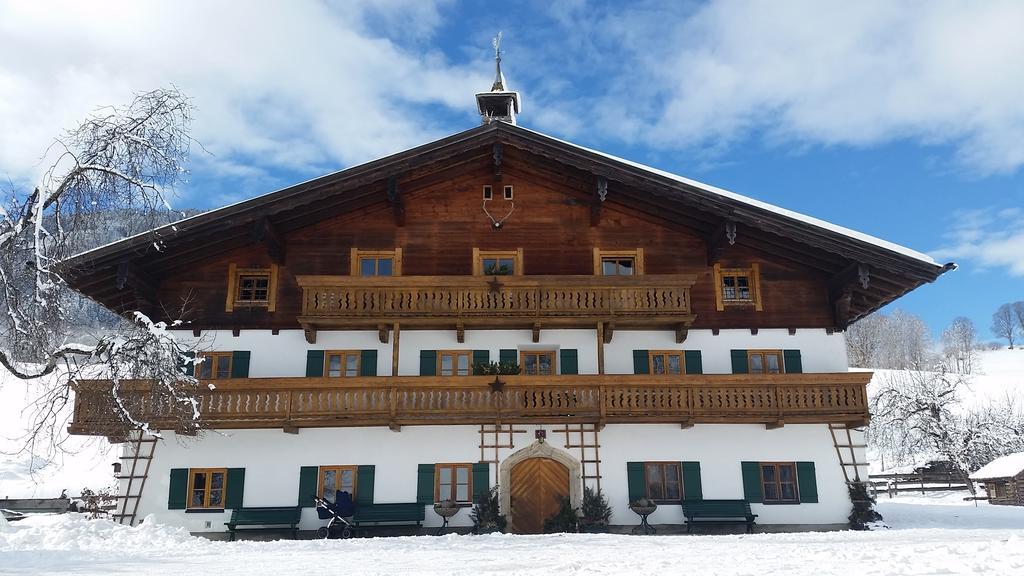 Biobauernhof Stegerbauer Lägenhet Maria Alm am Steinernen Meer Exteriör bild