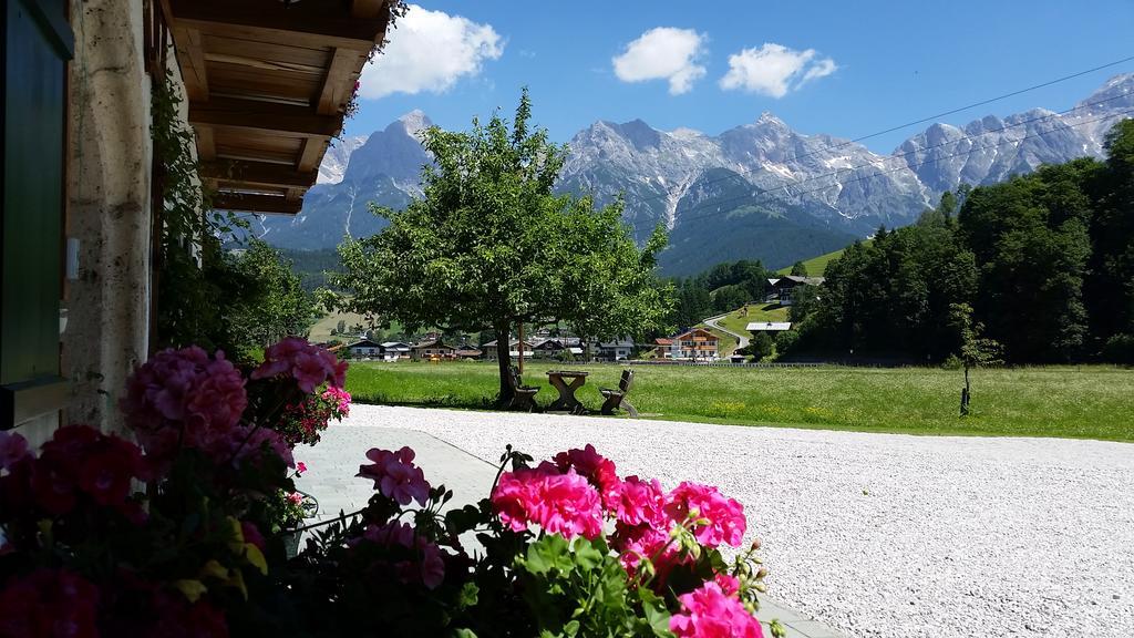 Biobauernhof Stegerbauer Lägenhet Maria Alm am Steinernen Meer Exteriör bild
